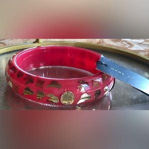 MARC JACOBS Rock Lobster & Gold M/L Size Bangle NWT!